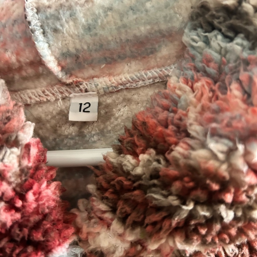 Colorful Patterned Fleece Jacket - Picture 2 of 6